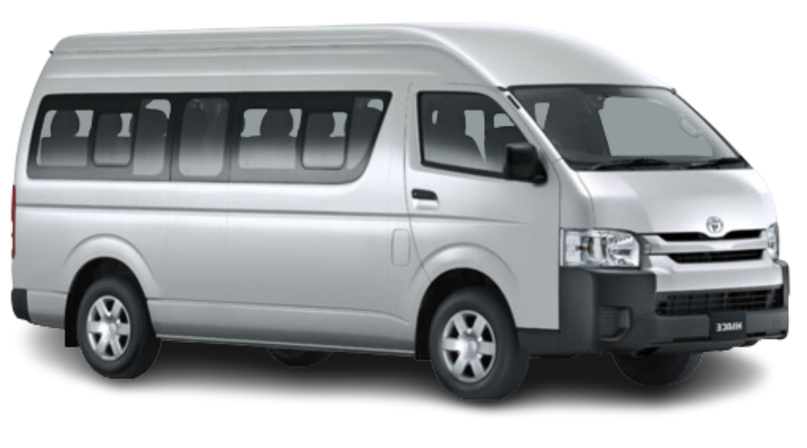 a Toyota Hiace bus